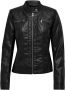 Only Leren jas voor vrouwen Bandit imitation cuir biker Zwart Dames - Thumbnail 2