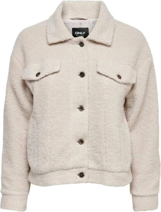 Only Pluchen jack ONLTELMA TEDDY JACKET CC OTW