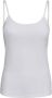 Only Witte Katoenen Tanktop voor Vrouwen White Dames - Thumbnail 1