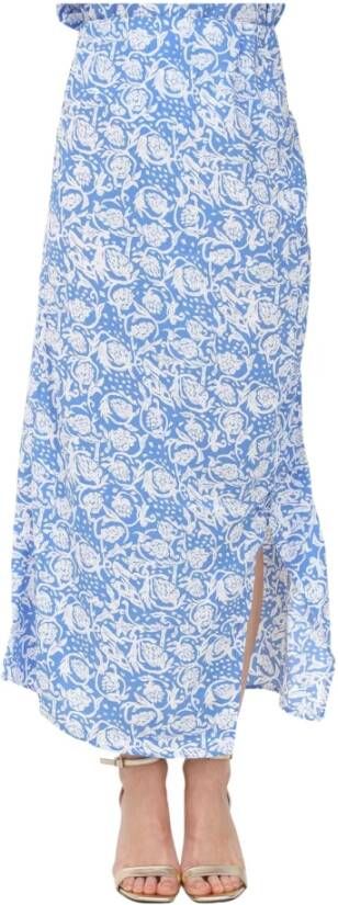 Only Maxi Skirts Blauw Dames