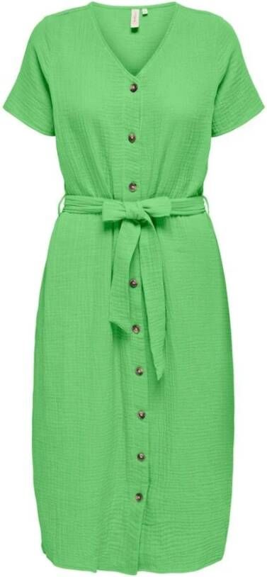 Only Midi Dresses Groen Dames