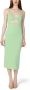 Only Turquoise V-hals Jurk Green Dames - Thumbnail 1