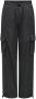 Only Ocashi Cargo Pant WVN Noos Raven | Freewear Grijs Black Dames - Thumbnail 2