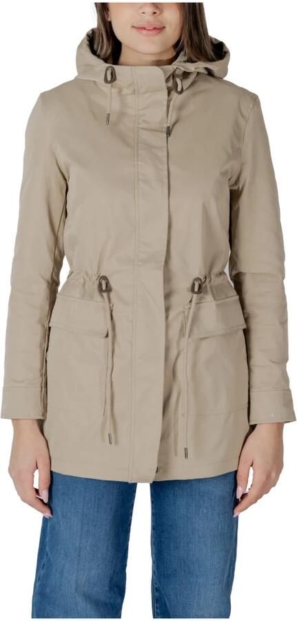 Only Beige Button-Up Blazer met Zakken Beige Dames - Foto 5