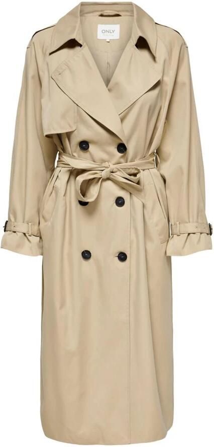 Only Regular fit trenchcoat met reverskraag model 'CHLOE' - Foto 4