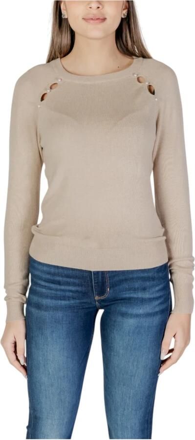 Only Gebreide trui ONLVENICE LIFE LS PEARL DET ONECK CC KNT - Foto 2