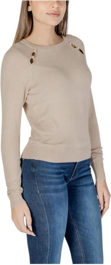 Only Gebreide trui ONLVENICE LIFE LS PEARL DET ONECK CC KNT