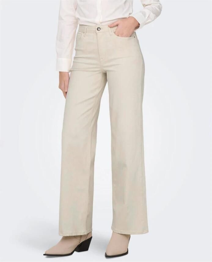 Only High-waist jeans ONLMADISON BLUSH HW WIDE DNM CRO NOOS - Foto 4
