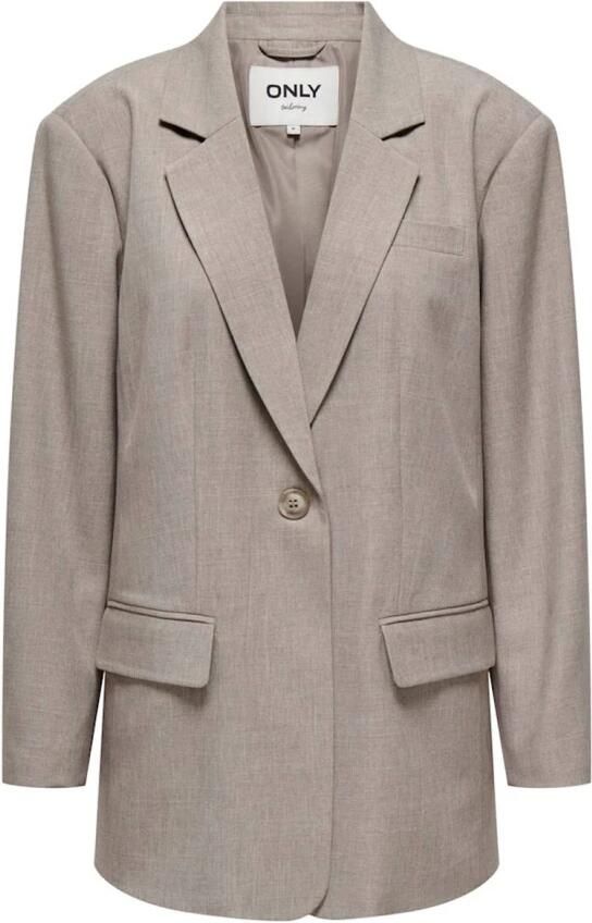 Only Relaxed fit lange blazer met 1-knoopssluiting model 'LINDA' - Foto 5