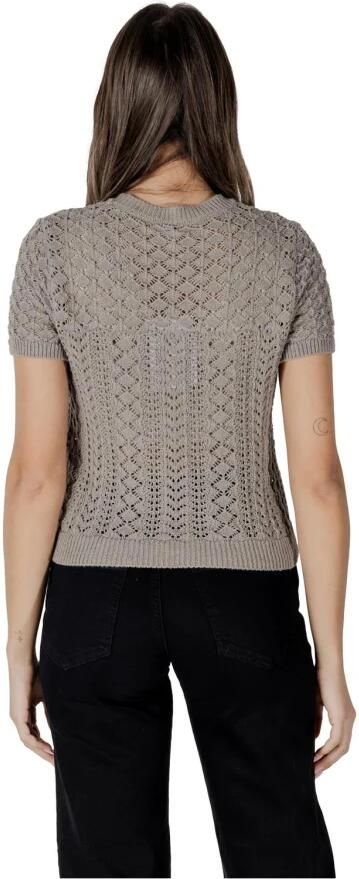 Only Bruin Ronde Hals T-shirt Brown Dames - Foto 2