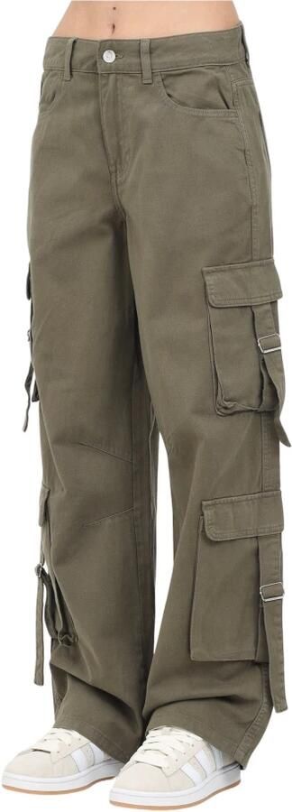 Only Cargo Jeans in Camo Groen Green Dames - Foto 4