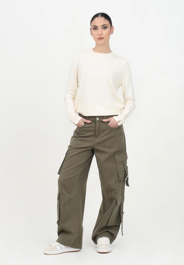 Only Cargo Jeans in Camo Groen Green Dames - Foto 2