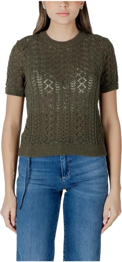 Only Casual Ronde Hals T-Shirt Green Dames - Foto 3