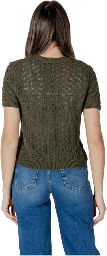 Only Casual Ronde Hals T-Shirt Green Dames - Foto 2