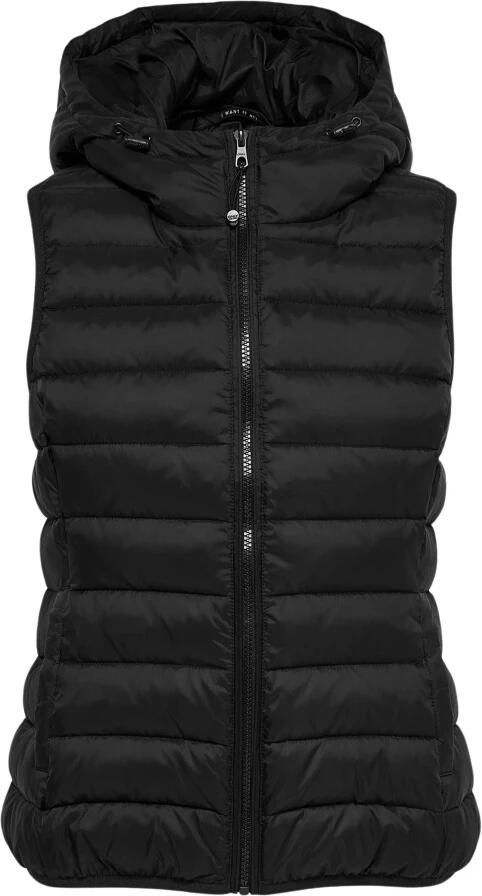 Only Tahoe Hooded Waistcoat Lente Zomer Collectie Black Dames - Foto 4