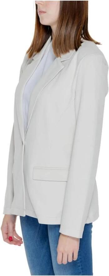 Only Elastaan Polyester Blazer Damesjas Collectie Beige Dames - Foto 4