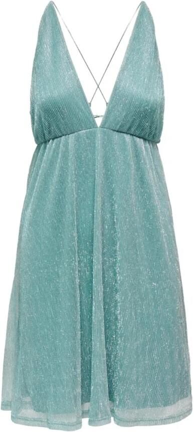 Only Elegante Jurk voor Speciale Gelegenheden Blue Dames