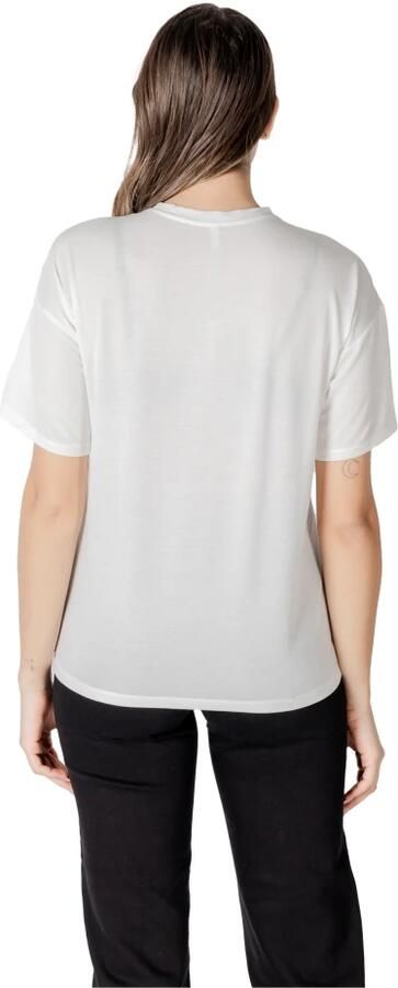 Only Gedrukt T-shirt met korte mouwen White Dames - Foto 2
