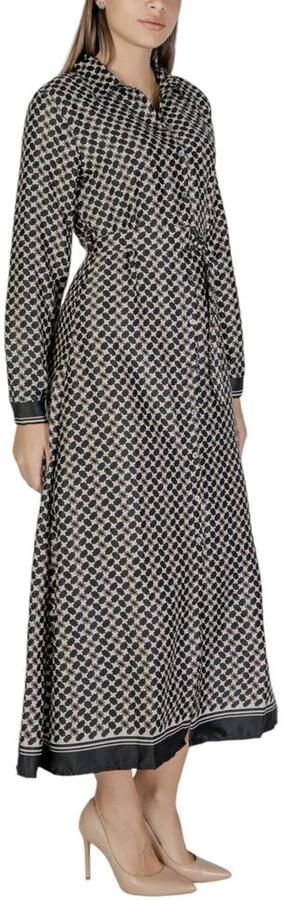 Only Gerecycled Polyester Zwarte Jurk Herfst Winter Collectie Black Dames - Foto 2