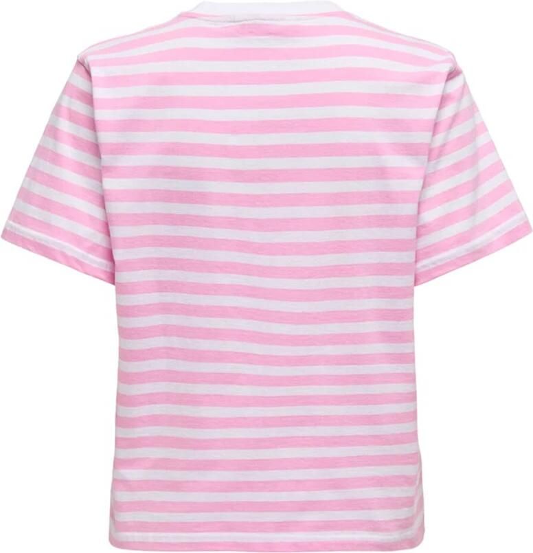 Only Shirt met korte mouwen ONLLIVINA S S STRIPE TEE JRS NOOS - Foto 3