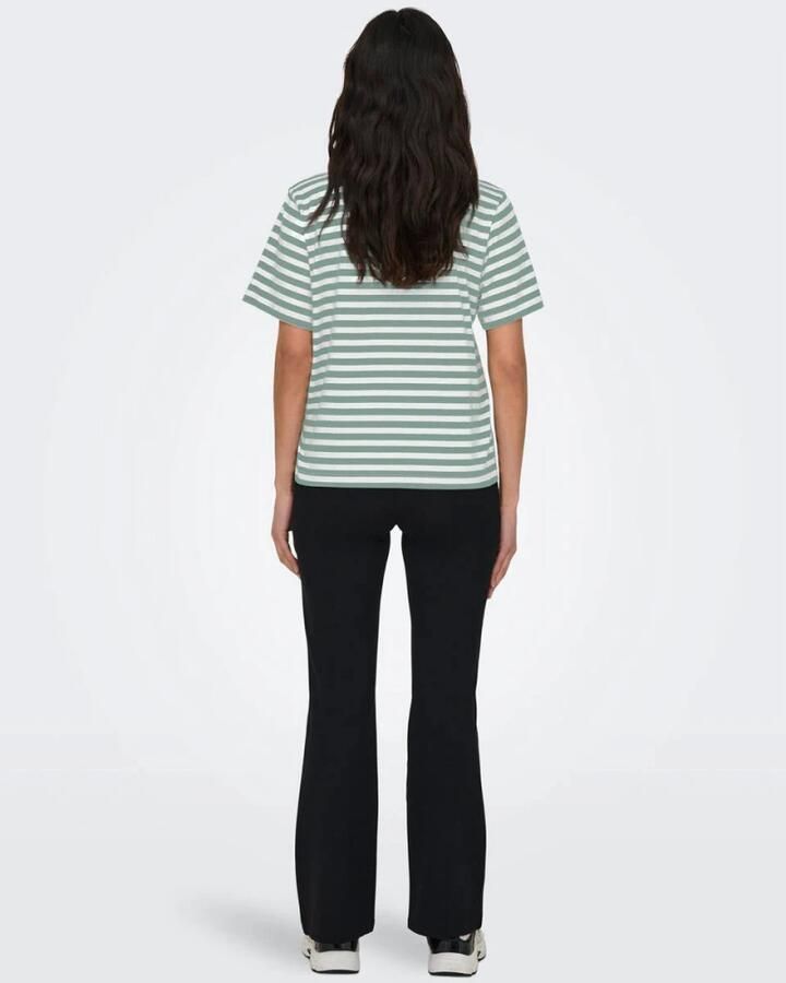 Only Shirt met korte mouwen ONLLIVINA S S STRIPE TEE JRS NOOS