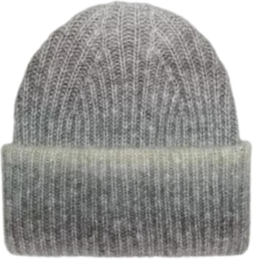 Only Grijze Acryl Damesmuts Herfst Winter Collectie Gray Dames
