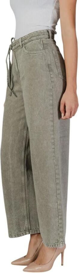 Only Groene Katoenen Jeans & Broeken Collectie Green Dames - Foto 2