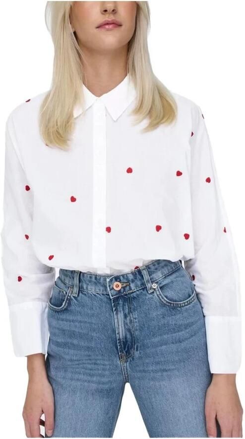 Only Overhemdblouse ONLNEW LINA GRACE LS EMB SHIRT NOOS WVN - Foto 9