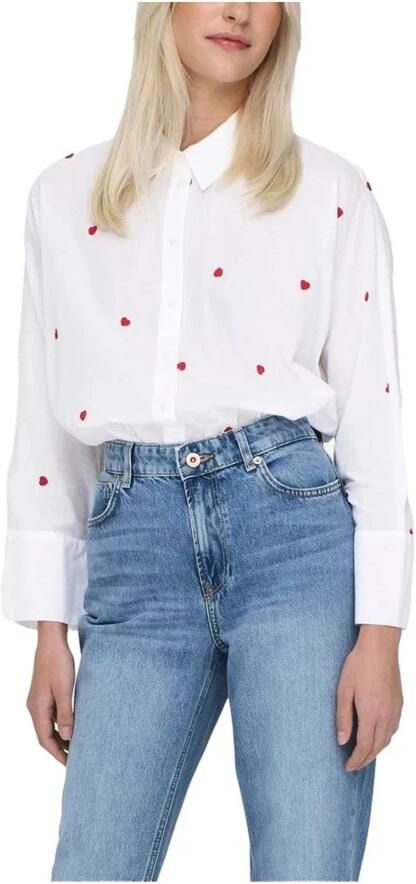 Only Overhemdblouse ONLNEW LINA GRACE LS EMB SHIRT NOOS WVN - Foto 10