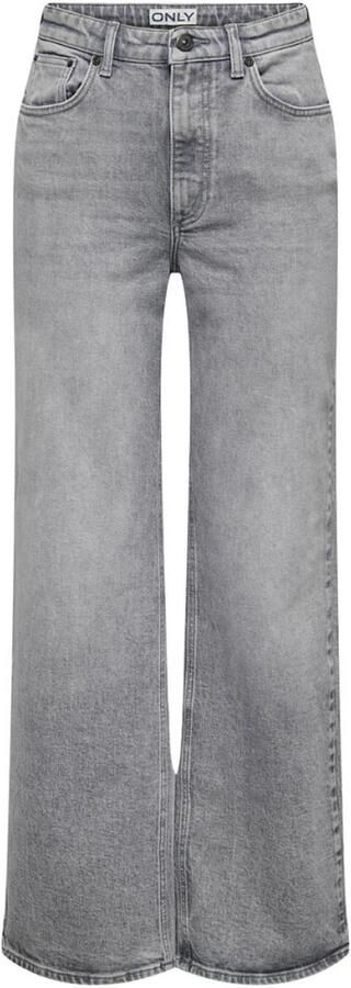 Only Wide fit high rise jeans van hoogwaardige katoenmix model 'JUICY'