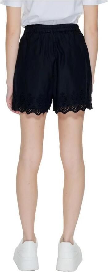 Only Organische Losse Shorts Lente Zomer Collectie Black Dames - Foto 3