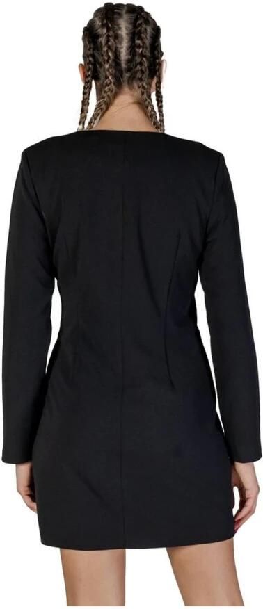 Only Korte Polyester Blend Jurk Collectie Black Dames - Foto 2