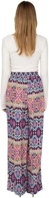 Only Life Poly Palazzo Broek Lente Zomer Collectie Multicolor Dames - Foto 4