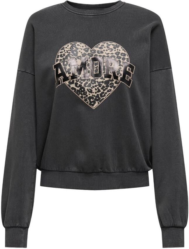 Only Sweatshirt ONLLAUREN L S LEO O-NECK CC SWT - Foto 9