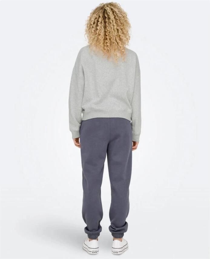 Only Regular fit sweatshirt met katoen en tekstprint model 'SWEAT LIFE' - Foto 2