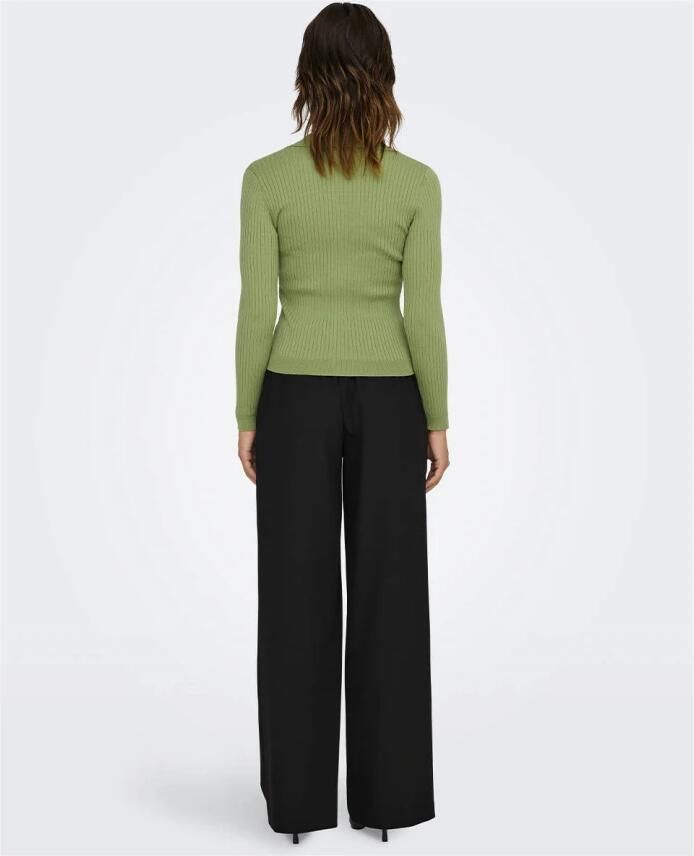 Only Life Polo Pullover Gebreid Green Dames - Foto 5