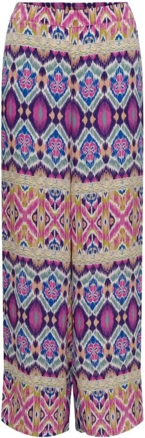 Only Life Poly Palazzo Broek Lente Zomer Collectie Multicolor Dames - Foto 6