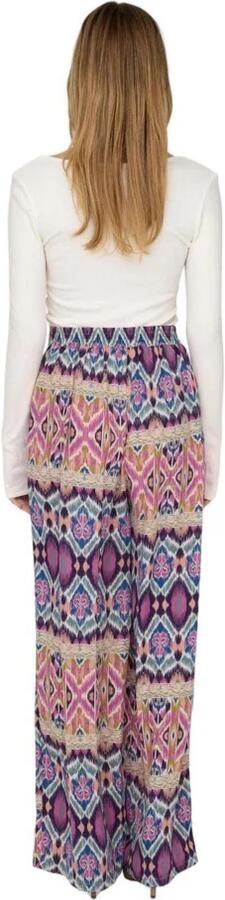 Only Life Poly Palazzo Broek Lente Zomer Collectie Multicolor Dames - Foto 5
