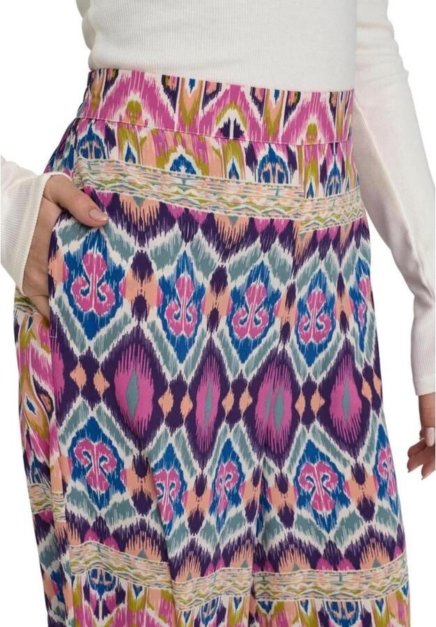 Only Life Poly Palazzo Broek Lente Zomer Collectie Multicolor Dames