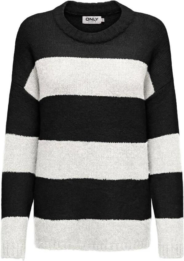 Only Trui met ronde hals ONLFILONE LIFE LS O-NECK CC KNT