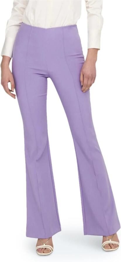 Only Lila Wijde Broek Lente Zomer Collectie Purple Dames - Foto 2