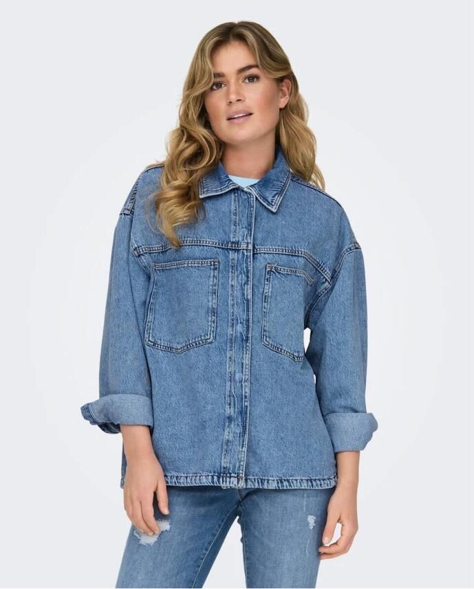 Only Loose fit jeansjack van puur katoen model 'LEMMIE' - Foto 5