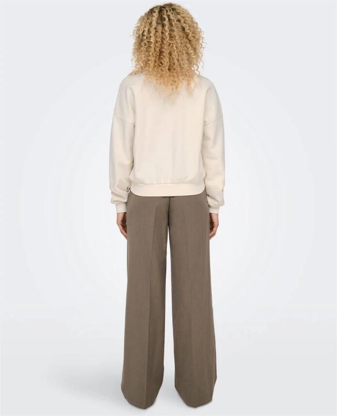 Only Luipaardprint Sweatshirt met Lange Mouwen Beige Dames