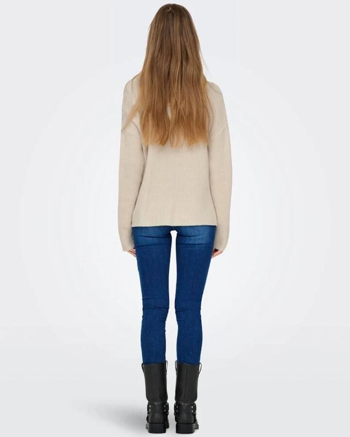 Only Trui met ronde hals ONLLUNA LS O-NECK PULLOVER KNT NCA - Foto 3