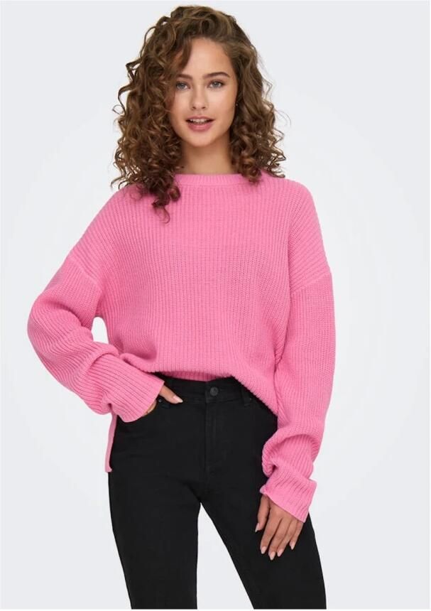 Only Trui met ronde hals ONLLUNA LS O-NECK PULLOVER KNT NCA - Foto 4