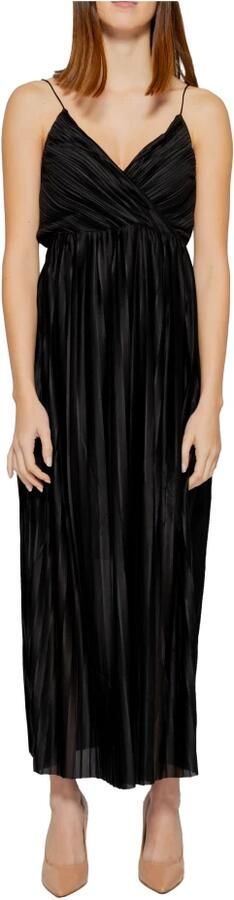 Only Maxi Wrap Jurk Lente Zomer Collectie Black Dames - Foto 4