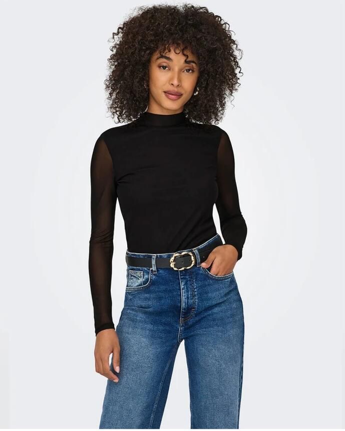 Only Shirt met lange mouwen ONLERICA LIFE MESH L S TOP JRS NOOS - Foto 6