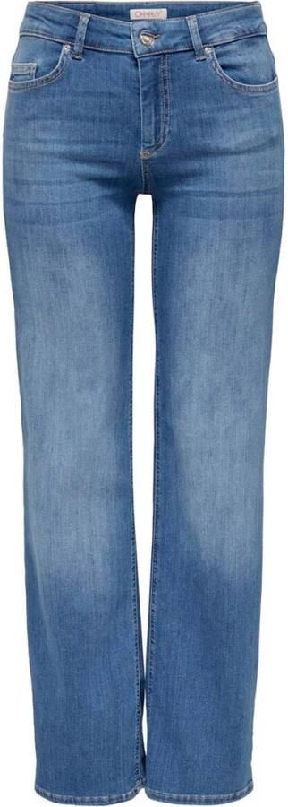 Only Straight jeans ONLBLUSH – Straight fit met klassiek 5-pocket-design straight fit denim jeans katoenmix coinpocket effen - Foto 9