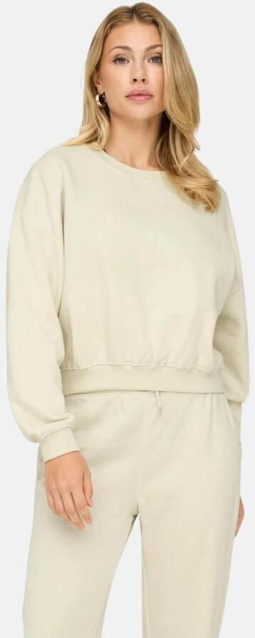 Only Lange mouw ronde hals trui vrouwen Beige Dames - Foto 4