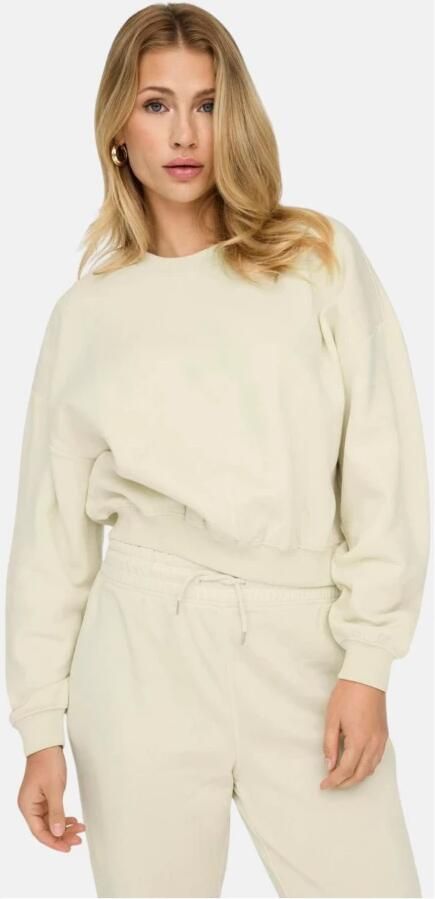Only Lange mouw ronde hals trui vrouwen Beige Dames - Foto 2